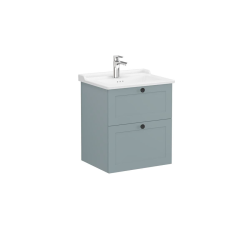 Vitra  Meuble de salle de bain avec lavabo Vitra Root 60x67x46 cm vert mat (ROOTC60GINTC)