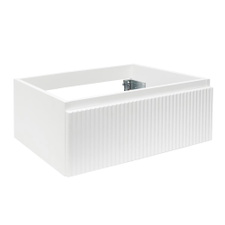 Swiss Aqua Technologies Meuble de salle de bain avec lavabo SAT Evolution 98x30x44,8 cm blanc mat (SATEVO100WMU1)