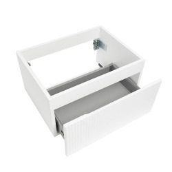 Meuble de salle de bain avec lavabo SAT Evolution 58x30x44,8 cm blanc mat (SATEVO60WMU1)