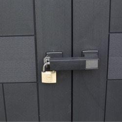 Abri de jardin 5m2 Oakland757, 229 x 223 x 242 cm, Gris/anthracite (228701)