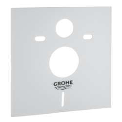 Grohe Pack WC bâti support Solido 113cm + Cuvette SAT rimless fixations invisibles + Abattant softclose + Plaque chrome (ArenaSat)