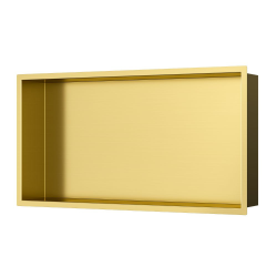 Swiss Aqua Technologies Niche de Douche à encastrer 60x30x10cm , en inox, Gold (SATAURN6030BG)