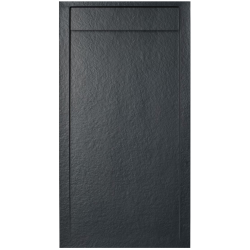 Swiss Aqua Technologies Fusion Receveur de douche 120x90cm en marbre coulé, Noir (SATFUP12090G)