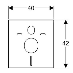  Set d&apos;isolation phonique pour WC et bidet suspendus (SP 156SET)