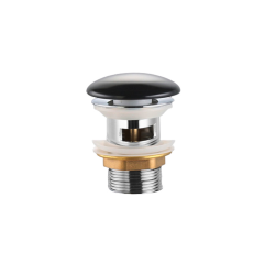 Swiss Aqua Technologies Bonde lavabo 5/4 sans trop-plein noir mat écoulement libre SAT Infinitio (PZATKABKM)