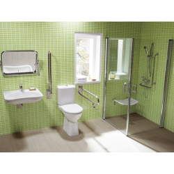  Mio Lavabo PMR sans obstacle 64x55 cm trou pour robinetterie au milieu (1371.4.000.104.1)