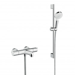 Pack Ecostat 1001 CL Mitigeur Thermostatique bain/douche + Set de douche Crometta Vario (71401000-CROMETTA)