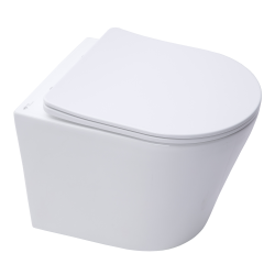 Swiss Aqua Technologies Pack Bâti-support Rapid SL + WC sans bride SAT + Abattant softclose + Plaque Chrome + Brosse de toilette OFFERTE