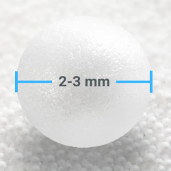  Billes polystyrène 150L remplissage pouf coussin non hydrophile anti-feu (PERLEIGNI150)