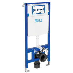 Swiss Aqua Technologies Pack WC Bâti-support Roca Duplo One  + WC suspendu Infinitio sans bride + Plaque noir mat (DuploOneInfinitio-3)