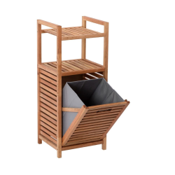  Panier à linge Naturel Home 35,5x95x39,5 cm, bois  (HOMEKOS2)