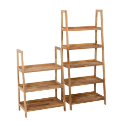 Etagère sur pied Naturel Home 63x149x36,4 cm, bois  (HOMEPOL5)