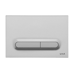 Bâti support 82cm + WC sans bride SAT + Abattant softclose + Plaque Chrome mat (VUNI82INFINITIO-5)