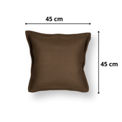  Coussin piscine flottant 45 × 45 × 25 cm intérieur / extérieur sans polystyrène – Brun (SCF454525-5)