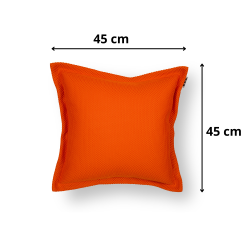 Small Cushion Floating coussin flottant 45x45x25cm, resistant aux UV, Orange, sans polystyrène