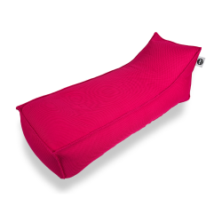 Soo Santaï Relax Sis chaise longue 160x70x35 interieur & exterieur flottante, dehoussable et resistante aux UV, Rose, sans polystyrène