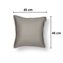  Set Small Cushion Floating coussin flottant + polystyrène 45x45x25cm, résistant aux UV, Gris