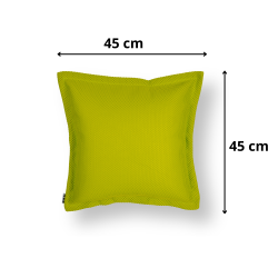 Coussin piscine flottant 45x45 cm vert – billes incluses (à remplir) – intérieur / extérieur (SCF4545-2-SET)