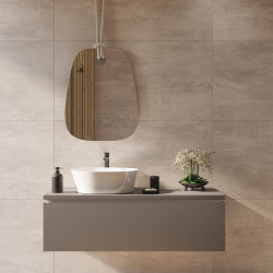 by Siko Miroir mural asymétrique sur corde, 56x71cm (SATZLAN6071)