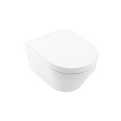 Pack WC Bâti-support autoportant DUOFIX + WC suspendu Architectura, fixations invisibles + Abattant softclose + Plaque blanche