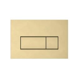 Loop Square Plaque de déclenchement, or brossé (740-2325)