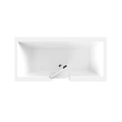 Baignoire PMR 170x75 cm avec porte ouverture à droite, 228L, blanc (SATVD170P)
