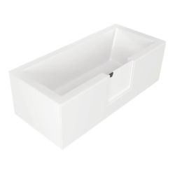 Baignoire PMR 150x75 cm avec porte ouverture à droite, 228L, blanc (SATVD150P)