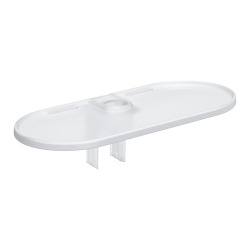 Vitalio Universal Tablette porte-savon pour barre de douche, chrome (G27725001)