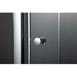  SAT PROJECT  Porte de douche 140x185cm coulissante avec profilé chrome brillant (SATPROMUD140CRT)