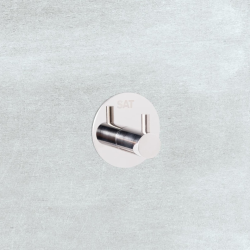  Patère murale adhésive en acier inoxydable, chrome brillant (HACEKNALEP1K)