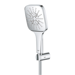 Rainshower Smartactive 130 Cube Ensemble de douche 3 jets avec support mural, chrome (26589000)