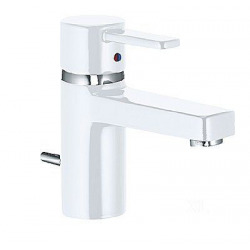 Kludi 382609175 Zenta Mitigeur de lavabo Chromé/Blanc