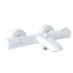 Mitigeur thermostatique bain/douche - blanc  Zenta (Réf. 351019138)