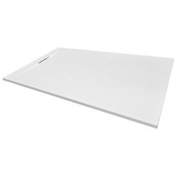 Swiss Aqua Technologies Fusion Receveur de douche 140x90cm en marbre coulé, blanc (SATFU14090BL)