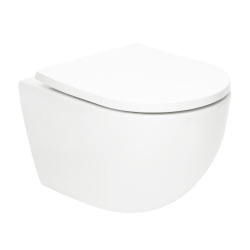 Pack WC Bâti-support Rapid SL + WC SAT Vortex sans bride + Abattant SoftClose + Plaque noire matte (RSLVORTEXKF0)