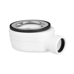  Alda Receveur de douche 140x90cm + Siphon Eslim90. Pierre de synthèse , gris mat (ALD15-14090G-S)