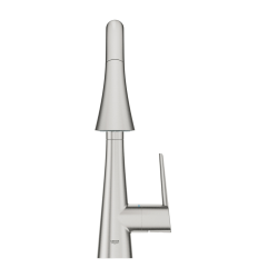 Zedra Mitigeur monocommande évier, SuperSteel (G32294DC2)