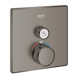 Grotherm SmartControl façade avec mitigeur thermostatique encastré 1 sortie; gris (G29123AL0)
