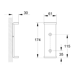 Sensia arena support pour télécommande, blanc (G14992000)