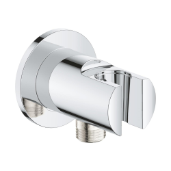 Vitalio Universal coude à encastrer avec support, chrome (G26962001)