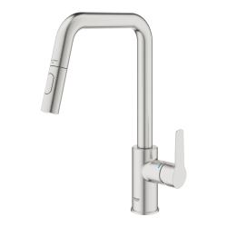 Start mitigeur monocommande évier avec douchette 2 jets, inox (G30631DC0)  Start mitigeur monocommande évier avec douchette 2 jets, inox (G30631DC0)