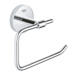 Start Cosmopolitan porte-papier toilette mural en métal avec fixations cachées, chrome (G41165000)