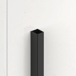Profilé d'extension pour porte de douche SAT Fusion , noir mat (NDROZPFUDPC)
