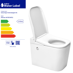 OptimFlush WC hybride OFS avec abattant frein de chute (SATOFSHFS2)