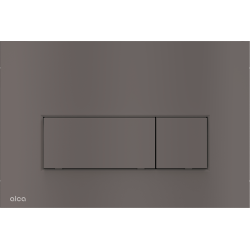 Plaque de commande double touche Gun Metal
