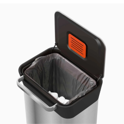  Titan poubelle compacteur de déchets 30L, inox (30030)