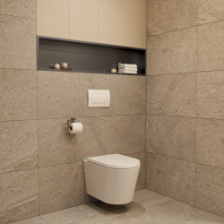 Timeless Niche de Douche à encastrer, Acier Inoxydable 304, 119x26x10cm, Gun Métal brossé PVD