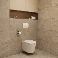 Timeless Niche de Douche à encastrer, Acier Inoxydable 304, 119x26x10cm, Cuivre brossé PVD