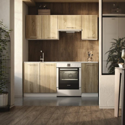 Oak Cuisine complète à assembler 1,8 m (KSETOAK)