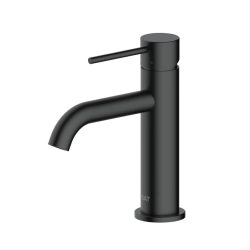 Swiss Aqua Technologies Aurum mitigeur de lavabo 16,5 cm, à levier, sans vidage, noir mat (SATBAUR271C)